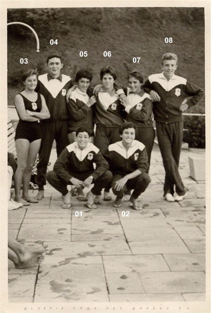 NATATION GALLIA CLUB ORANAIS (4) QUALIFIEE 1961 ALLEMAGNE.JPG